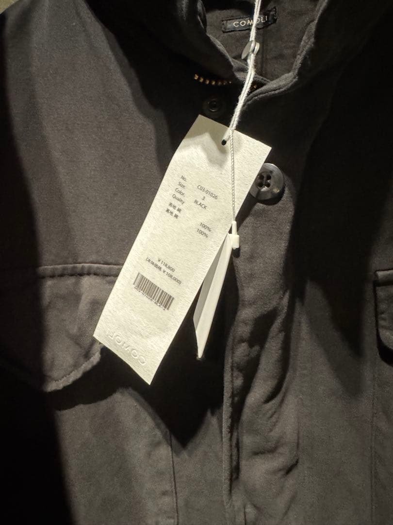 サイズ3 COMOLI 25AW 製品染M65ジャケット
