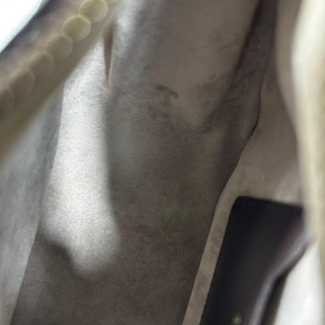 極美品✨クリスチャンヴィラ　ラウンドショルダーバッグ ハーフムーン ブラウン