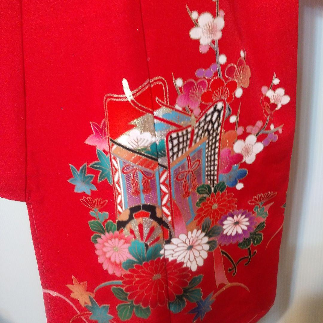 お宮参り お祝い着 女の子 正絹 未使用 No113