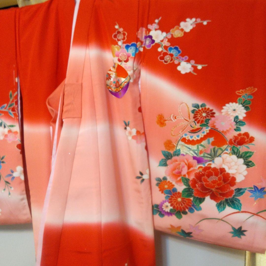 お宮参り お祝い着 女の子 正絹 未使用 No113