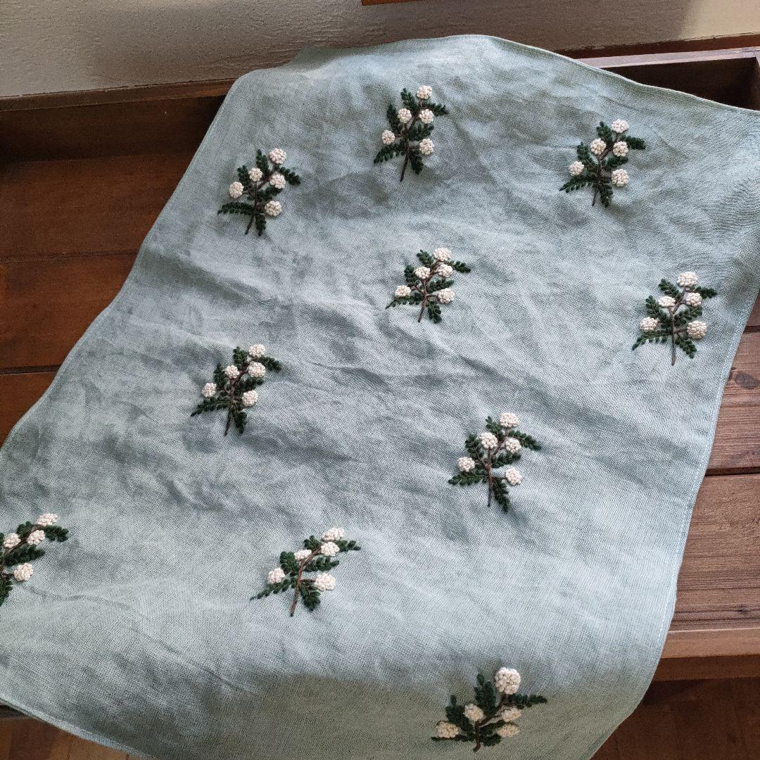 【あん様オーダー専用ページ】リネン刺繍　マルチクロス