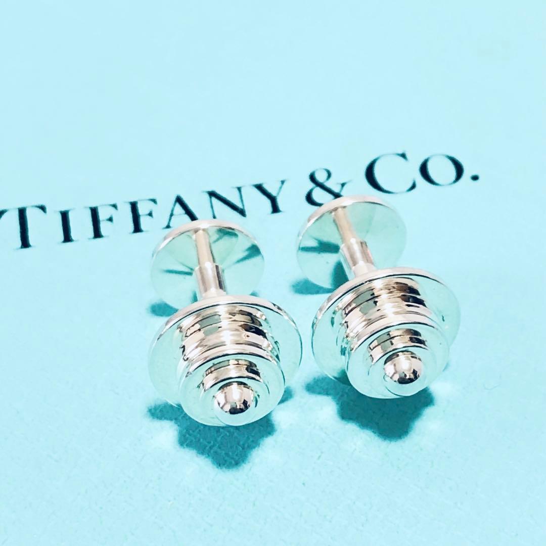 美品 TIFFANY パロマピカソ ネジ カフス シルバー J251009