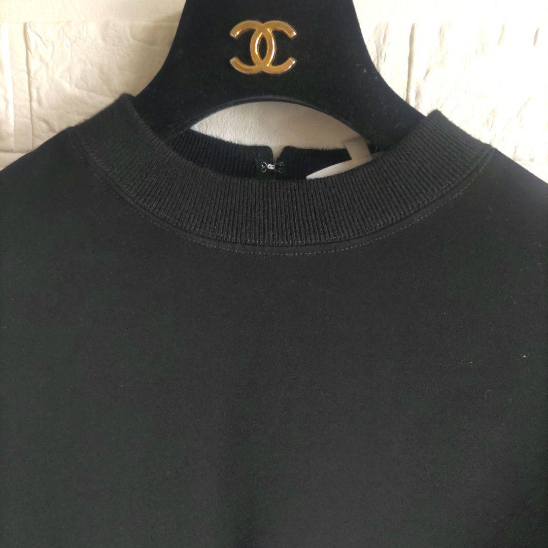 ENFOLD エンフォルド　異素材　ドッキング　ブラウス　ニット　トップス