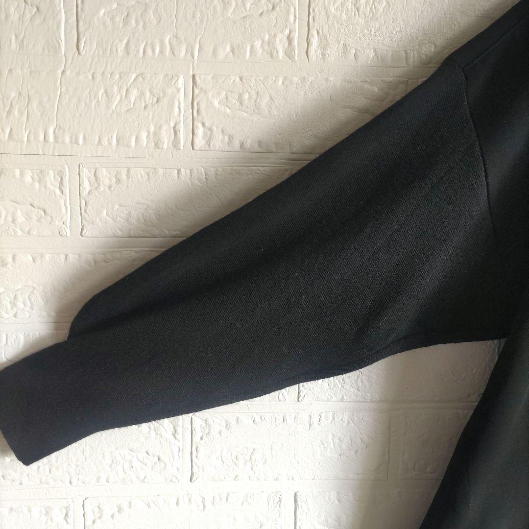 ENFOLD エンフォルド　異素材　ドッキング　ブラウス　ニット　トップス