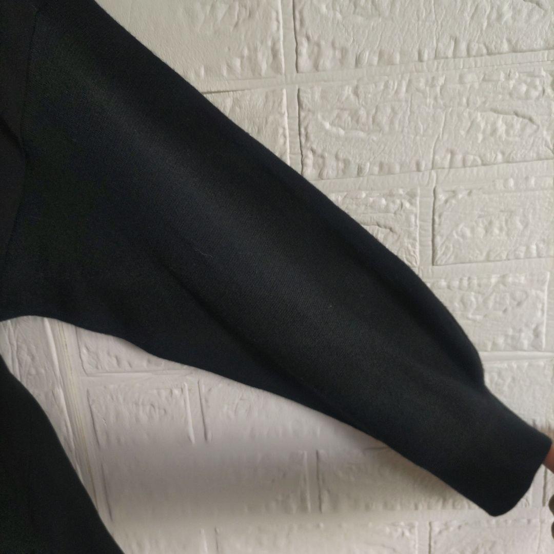 ENFOLD エンフォルド　異素材　ドッキング　ブラウス　ニット　トップス