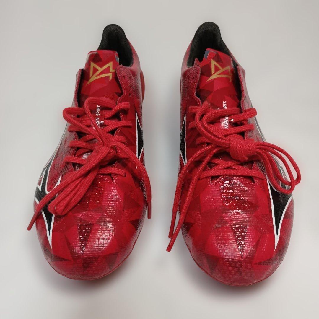 【新品】 ミズノ アルファ2 ジャパン 26.5cm ルビーレッド × ブラック