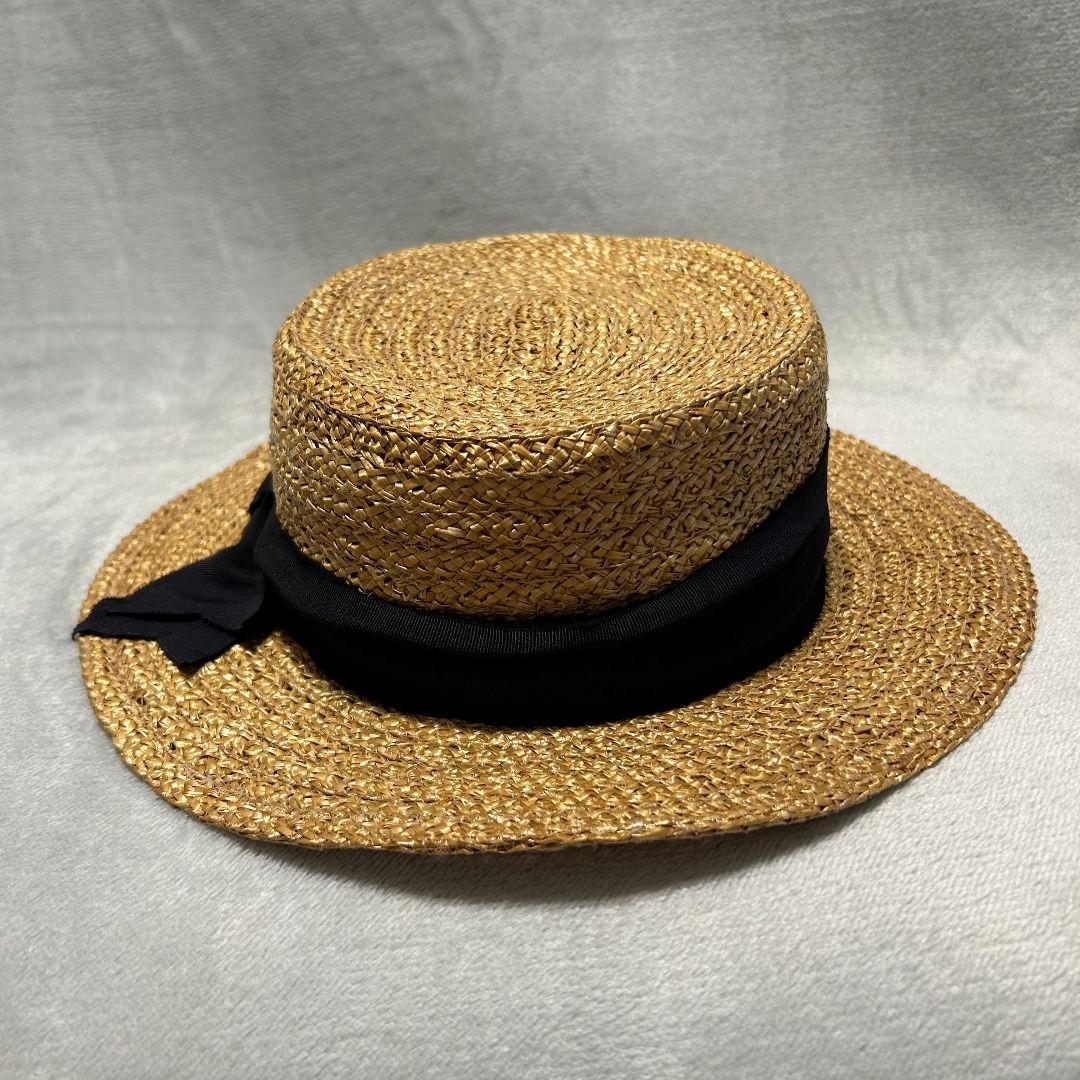 AKIO HIRATA PARIS アキオヒラタ ストローハット 麦わら帽子