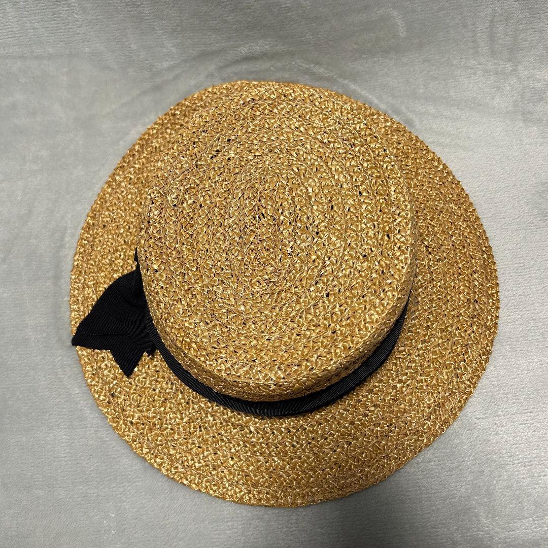 AKIO HIRATA PARIS アキオヒラタ ストローハット 麦わら帽子