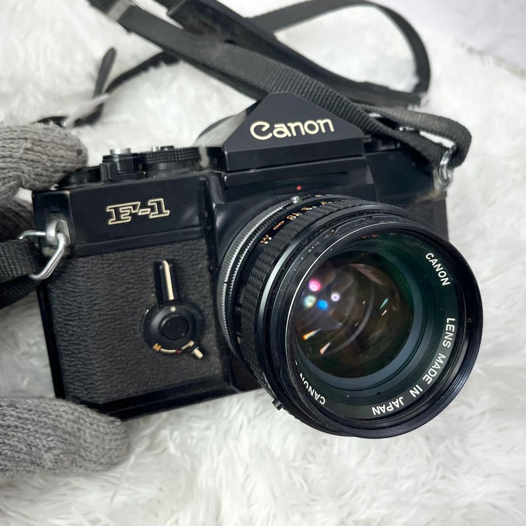フィルム一眼レフカメラ Canon F-1 FD 50mm f/1.4レンズ