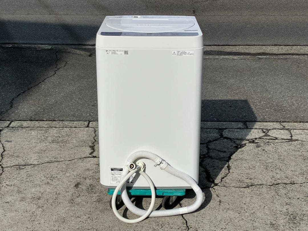 愛知岐阜/送料込★美品★シャープ5.5kg洗濯機 ES-GE5C-W　2019年