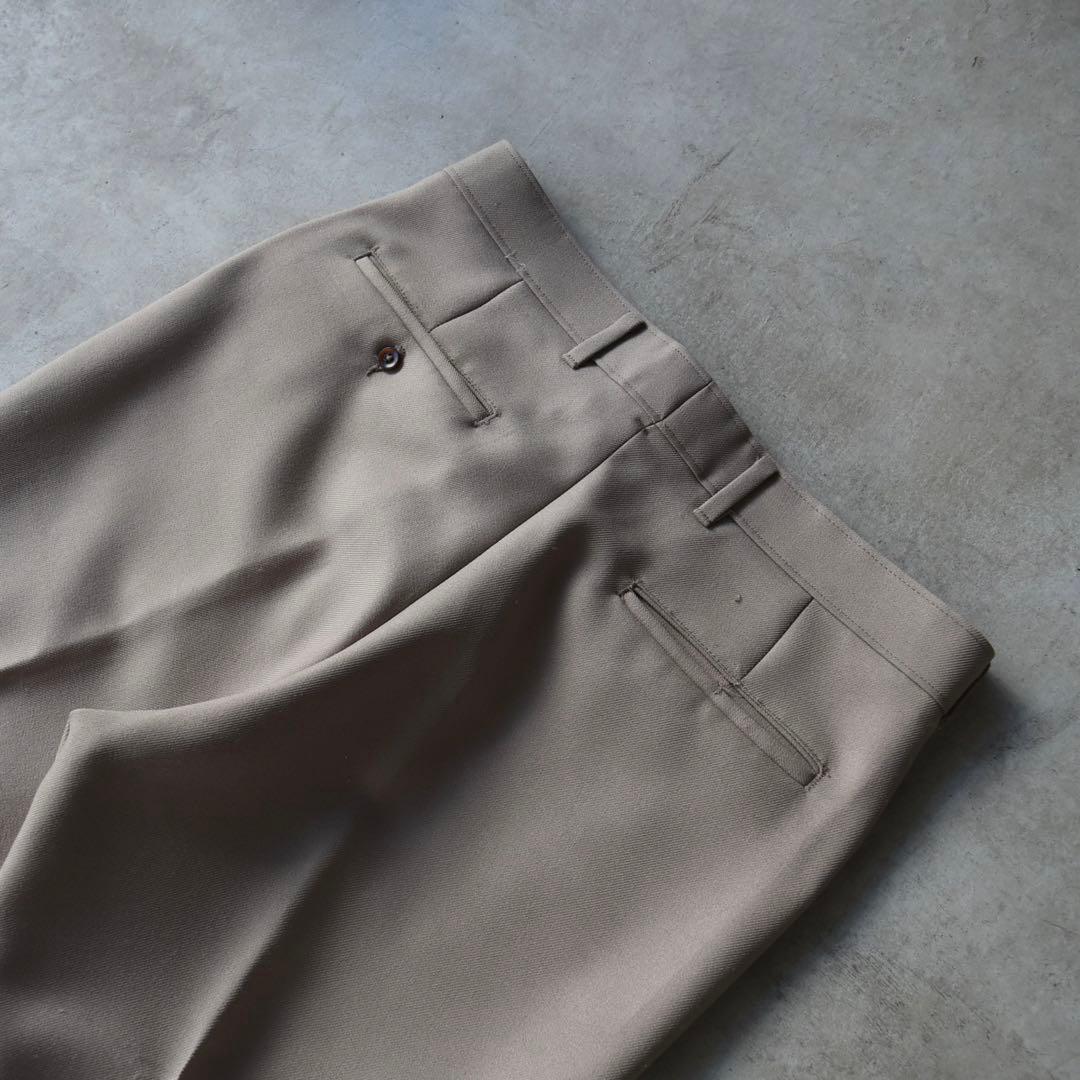 80s リーバイスアクションスラックス モカベージュ レアカラー W30 L30