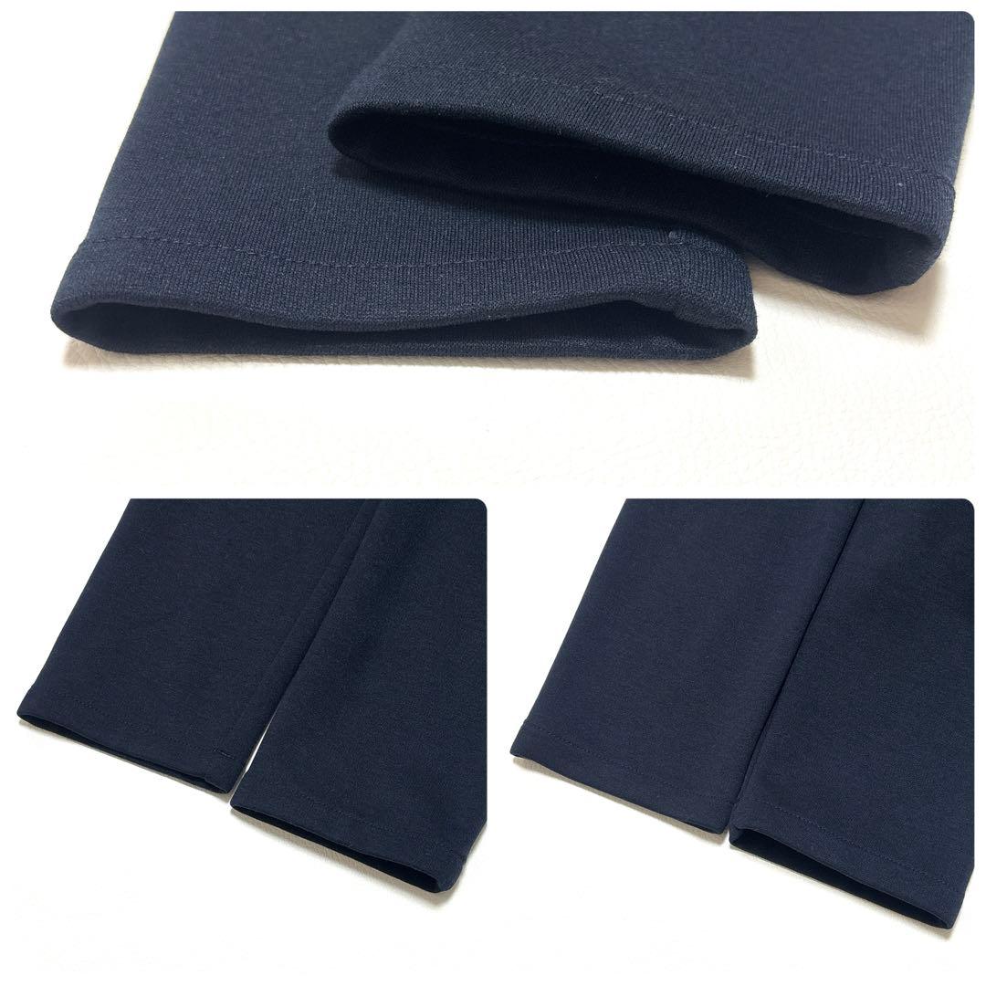 【美品】近年 ケイミー ダブルジャージーVネック デイリーワンピース 紺 L