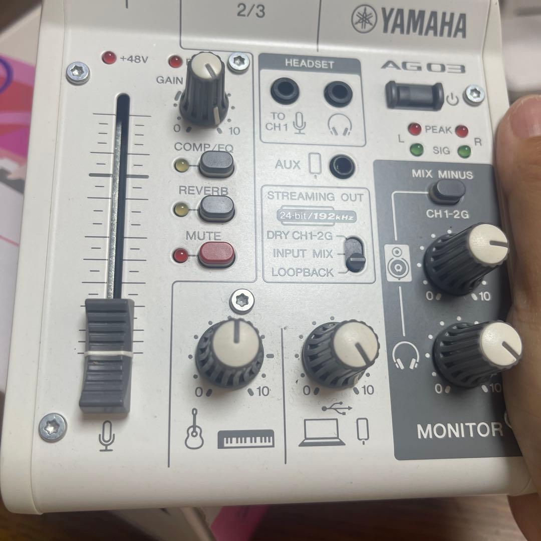 YAMAHA AG03 MK2 ライブストリーミングミキサー