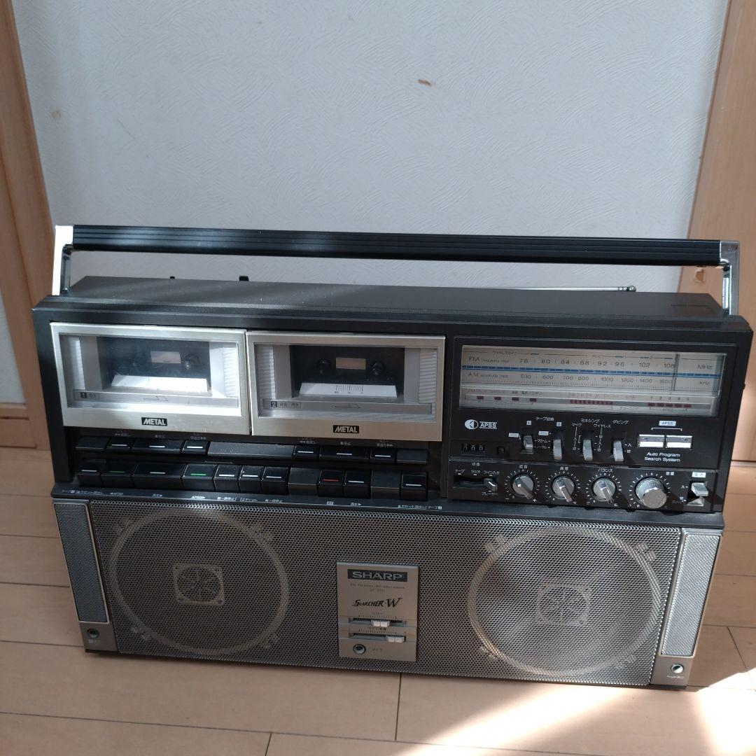 SHARP ダブルカセットプレーヤー