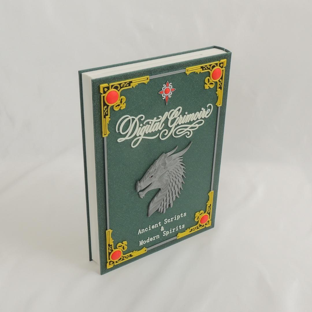 IdeaPad Duet専用3Dプリント・ハードケース【竜の魔導書】