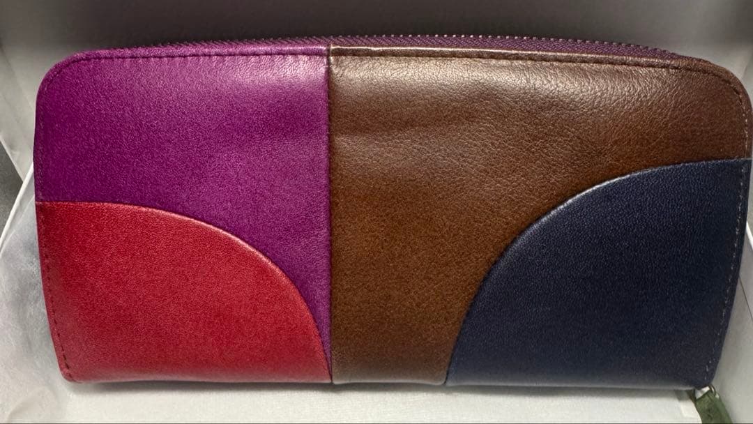 sybilla シビラ カミーノ ラウンドファスナー 長財布 パッチワーク