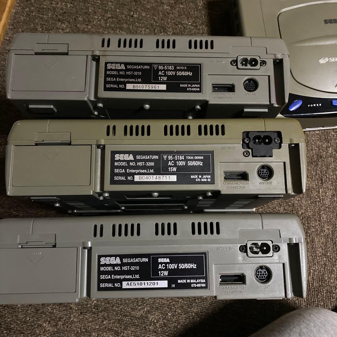 セガサターン ジャンク 動作未確認 本体のみ 7台