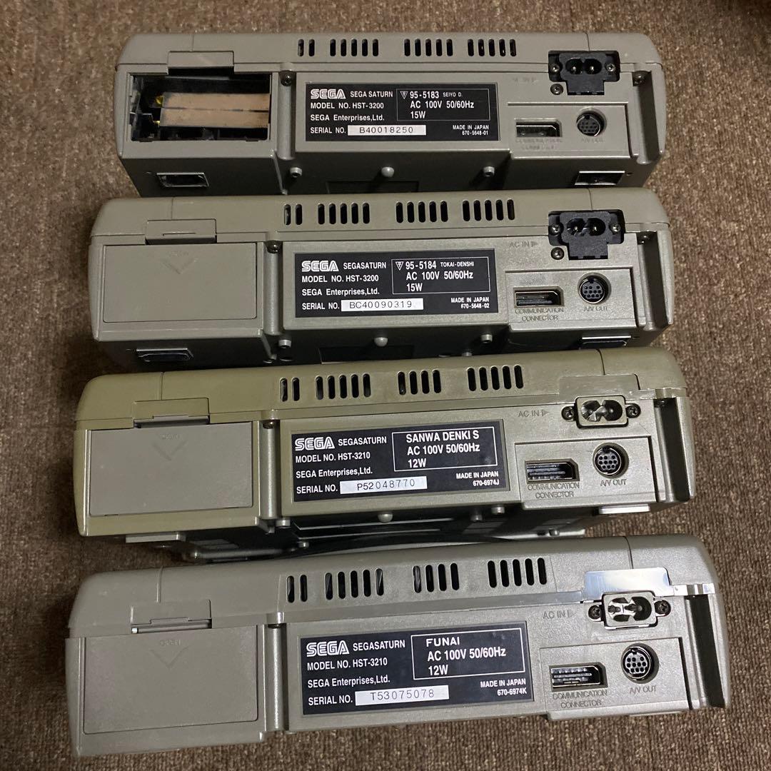 セガサターン ジャンク 動作未確認 本体のみ 7台