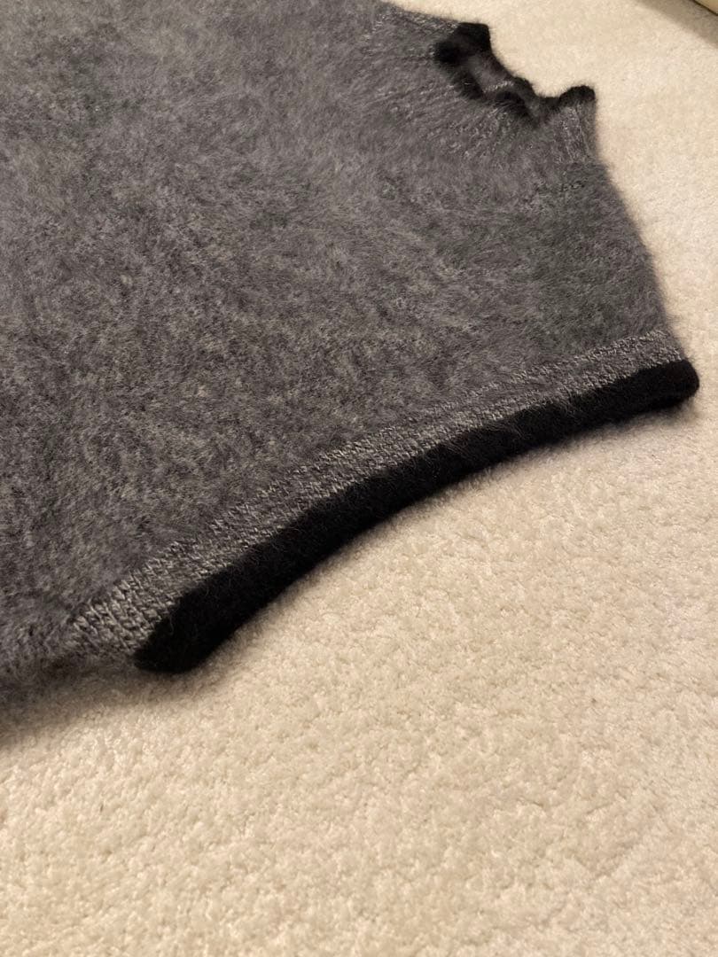 【美品】UNITEDARROWS フォックス カシミヤ ハイネック ニットベスト