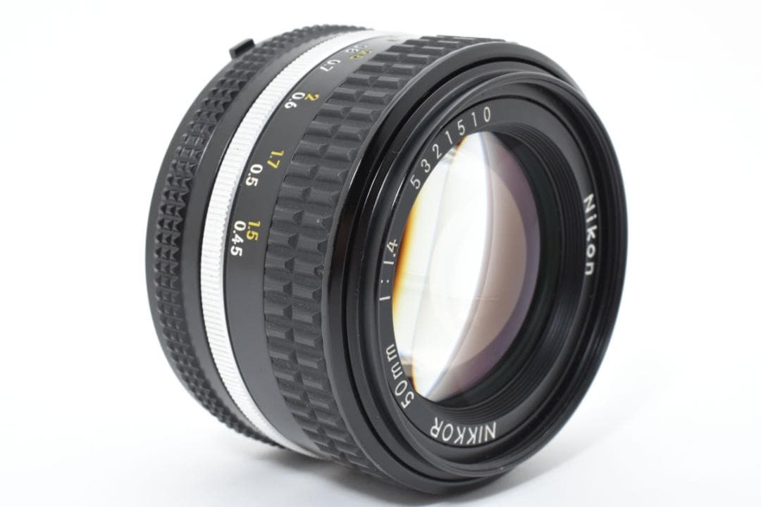 新品級 NIKON AI-S NIKKOR 50mm f1.4 MF H054