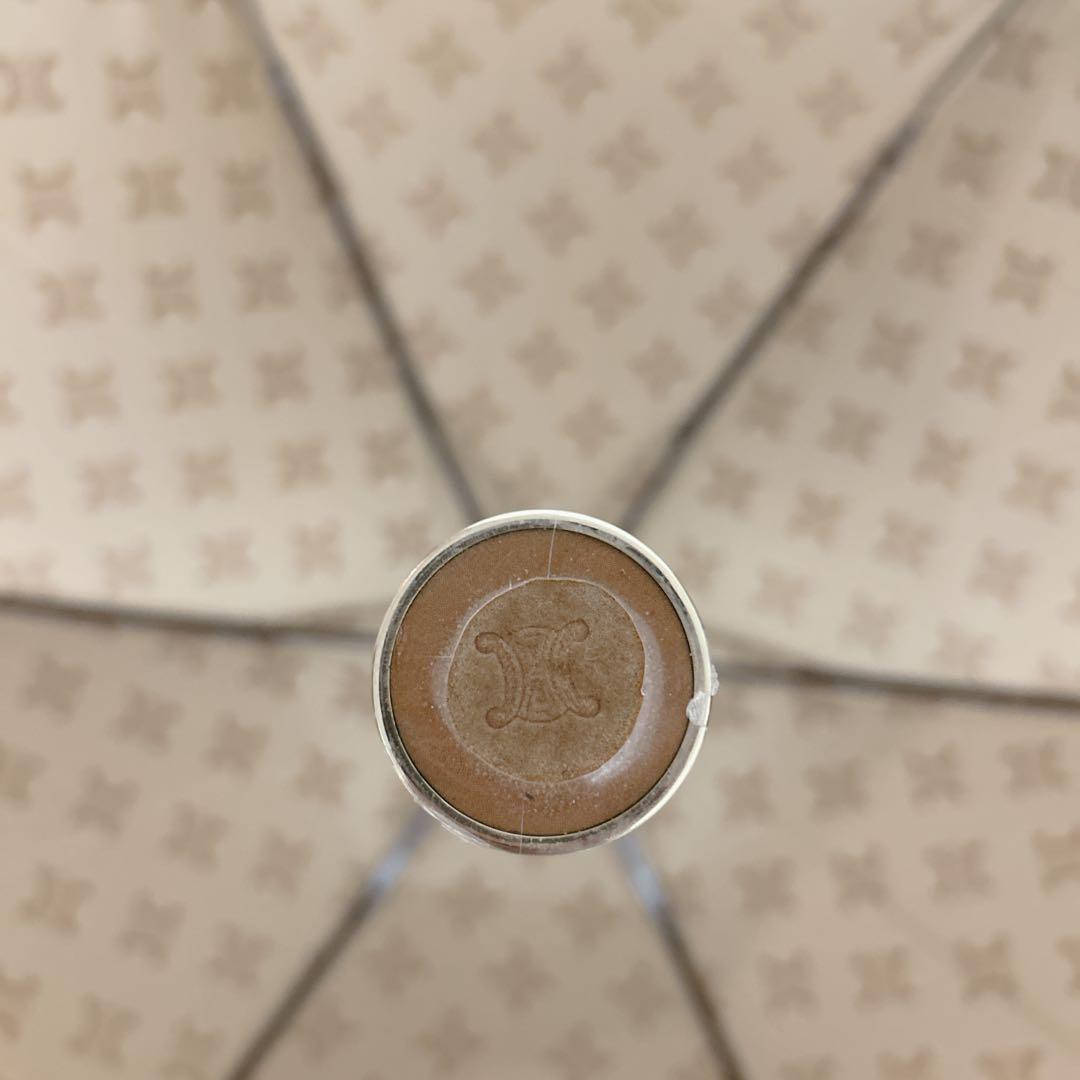 美品 CELINE セリーヌ 晴雨兼用パラソル 日傘 折りたたみ傘 マカダム