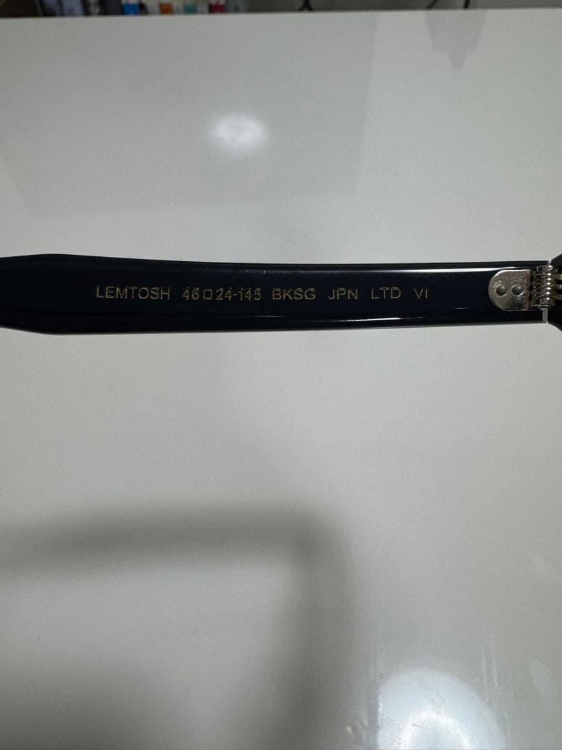 【美品】MOSCOT LEMTOSH 46 JPN LTD VI BLACK