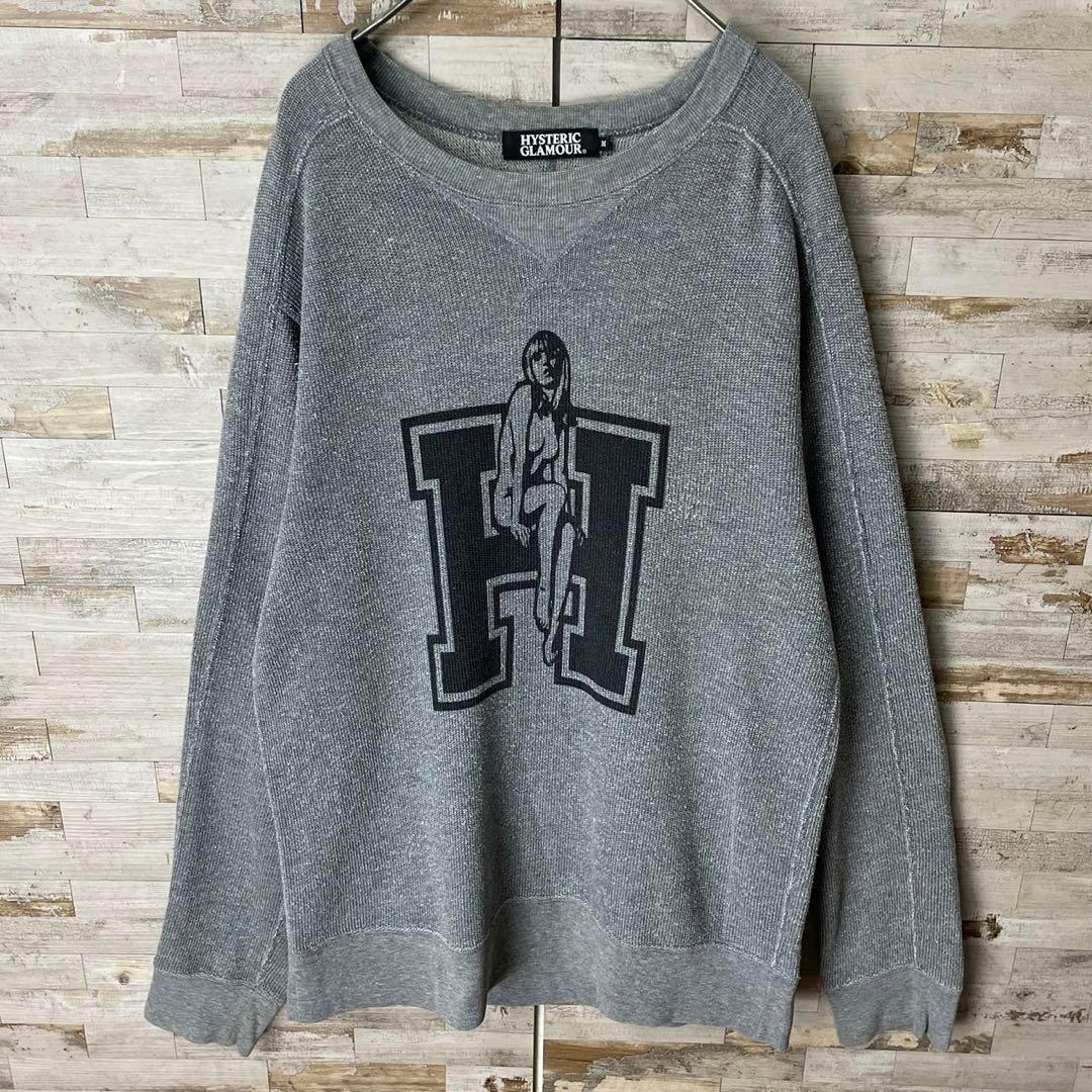 2671 U【人気モデル】ヒステリックグラマー☆ヒスガール ビッグロゴ 綿ニット