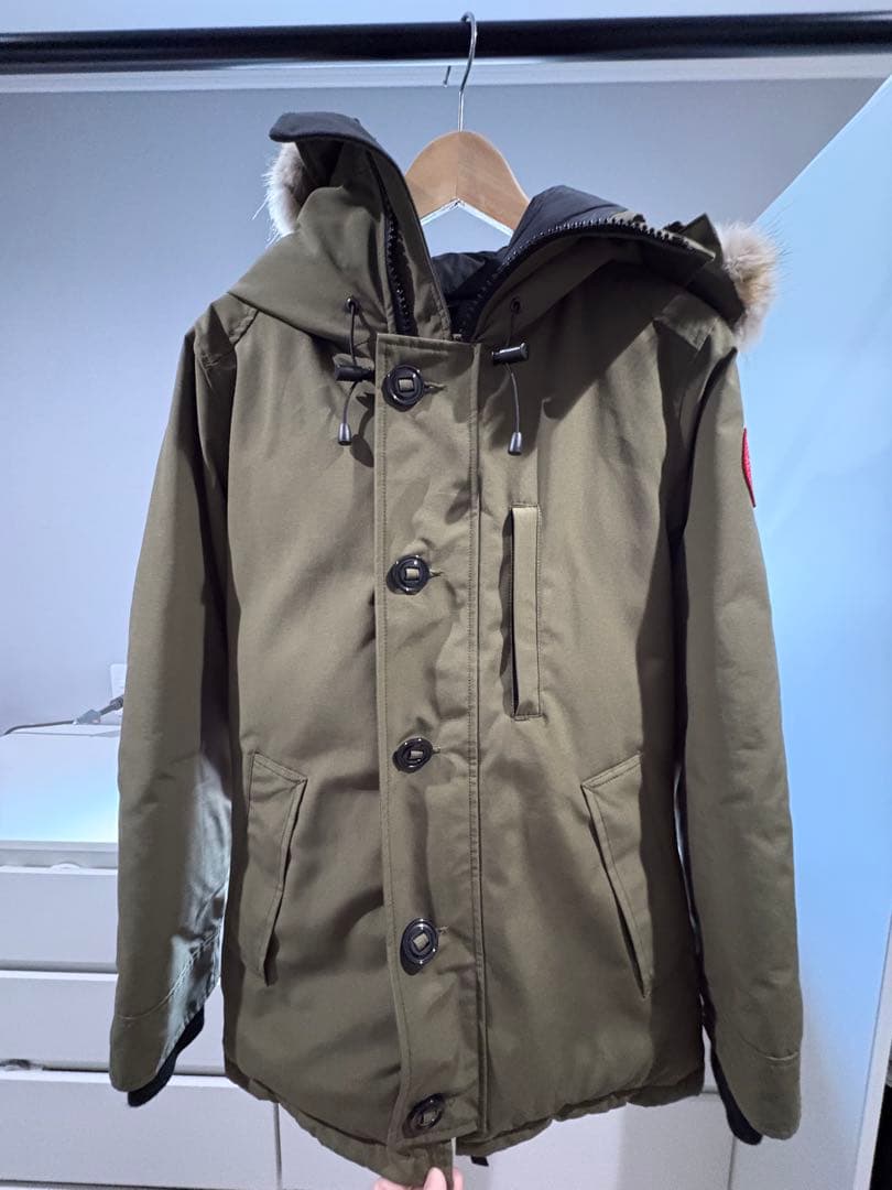 【極美品 S】カナダグース　シャトー　カーキ　コヨーテファー