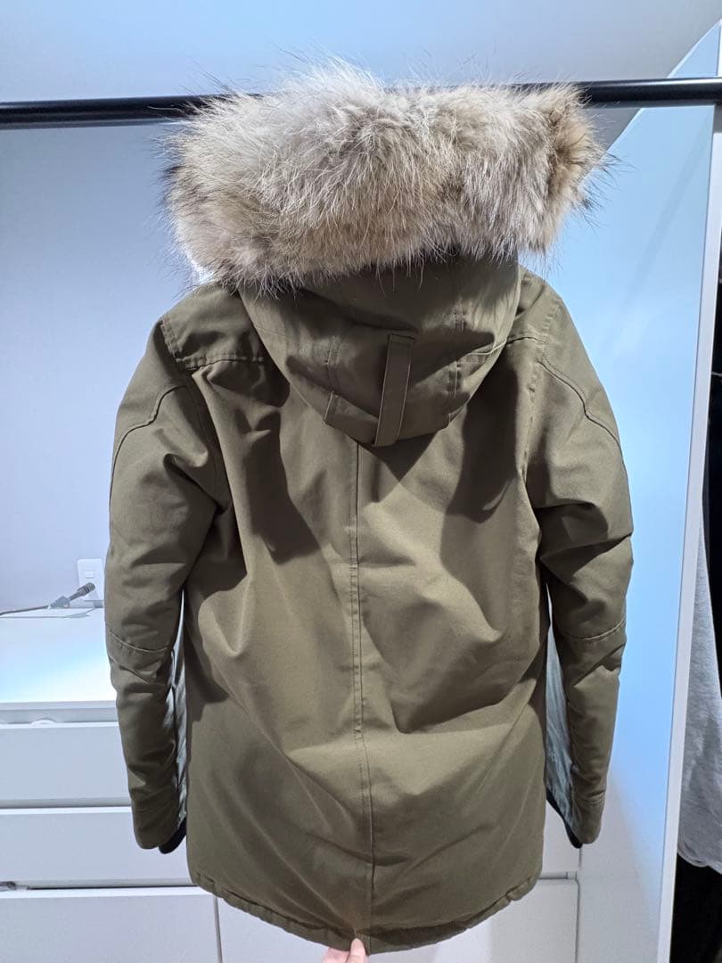 【極美品 S】カナダグース　シャトー　カーキ　コヨーテファー