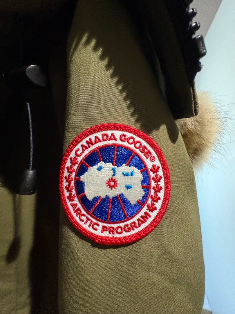 【極美品 S】カナダグース　シャトー　カーキ　コヨーテファー