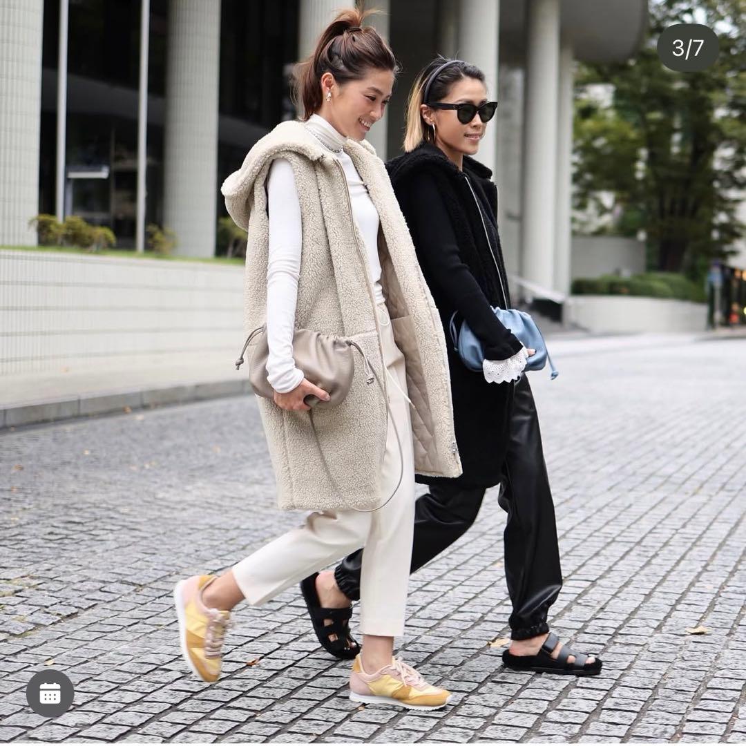 Gypsophila ジプソフィア　New Boa Vest ベージュ