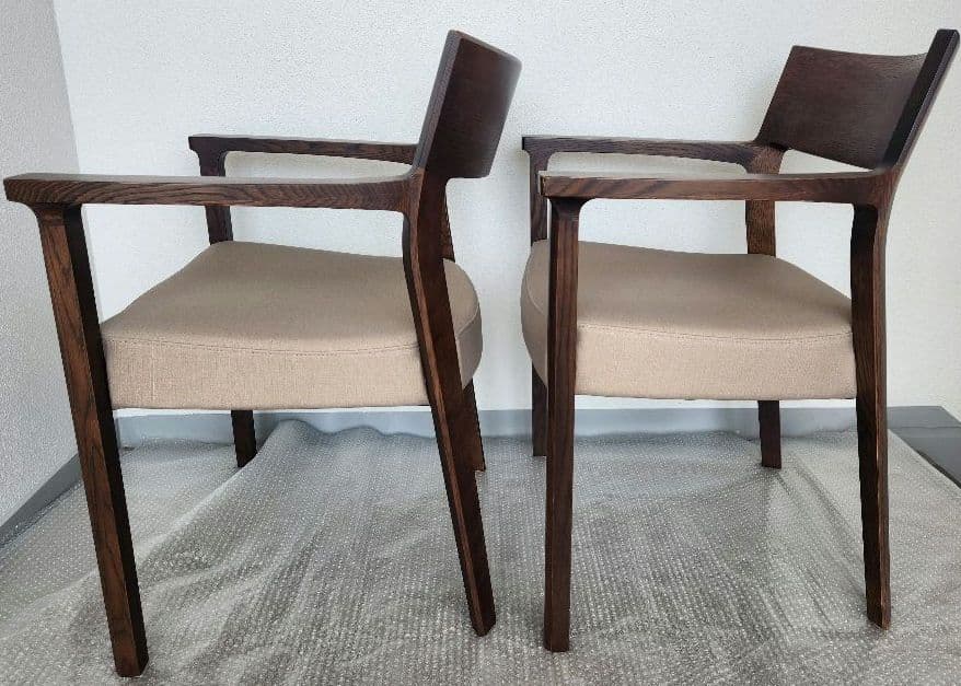 カリモク家具 ダイニングチェア CU6110K564 肘付き① １脚