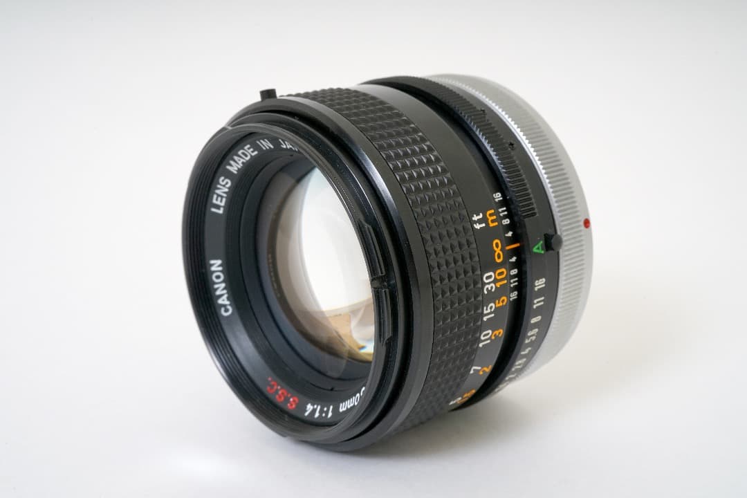 キャノン　FD 50mm F1.4 SSC　（標準レンズ）　オールドレンズ