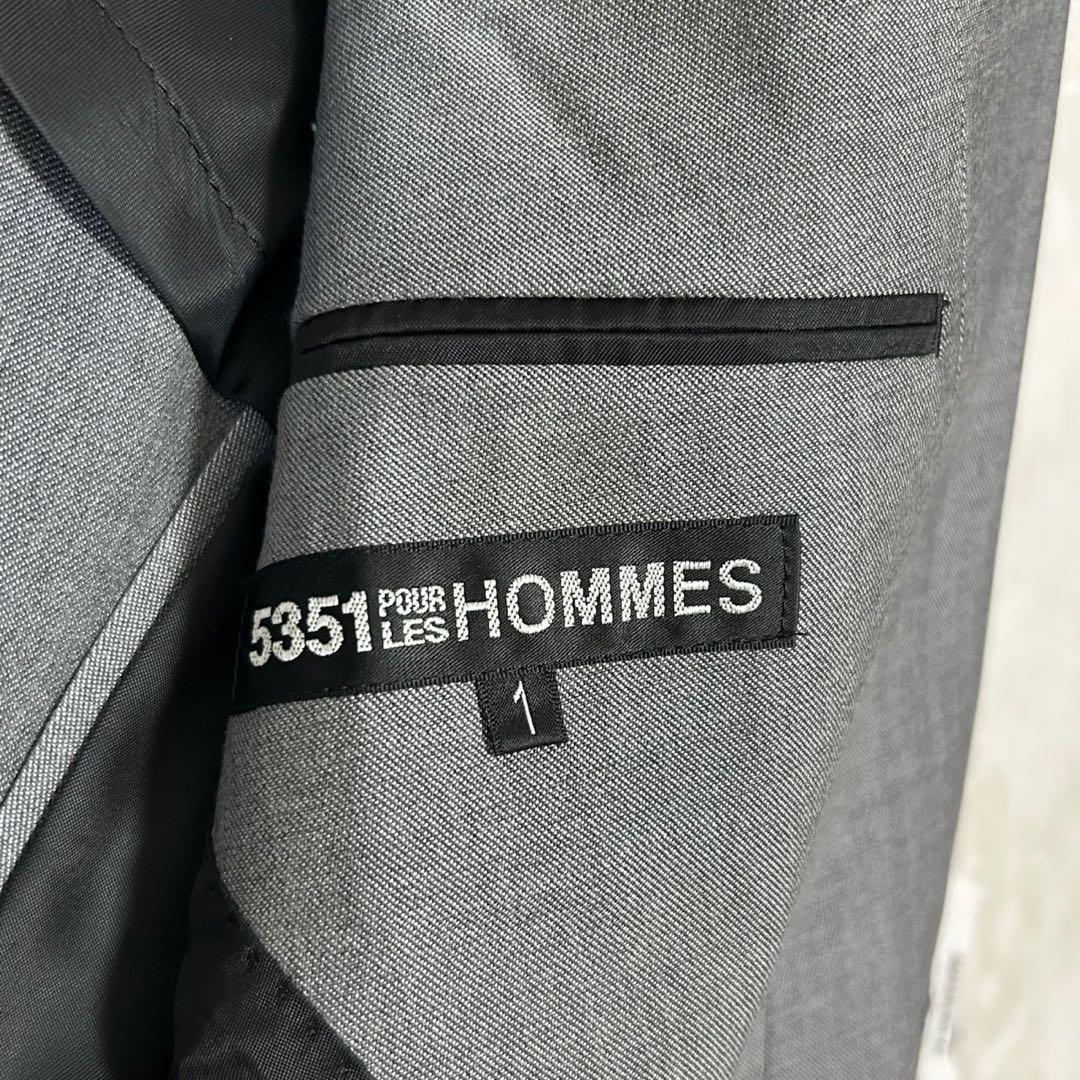 5351 プールオム 新品未使用タグ付き スーツ セットアップ スリーピース