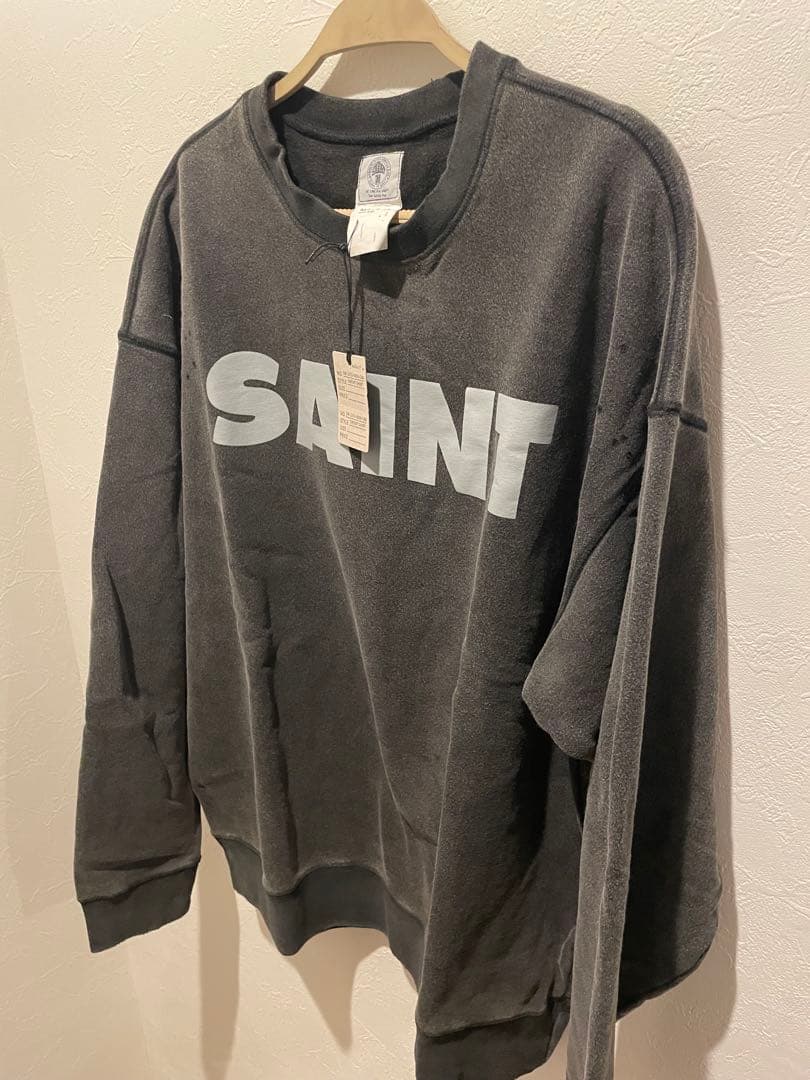 【人気No.1】SAINT M×××× オーソドックススウェットトレーナー袋付き