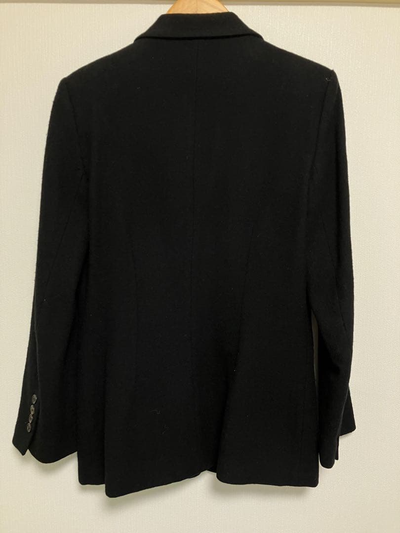 ANN DEMEULEMEESTER ブラック テーラードジャケット 40