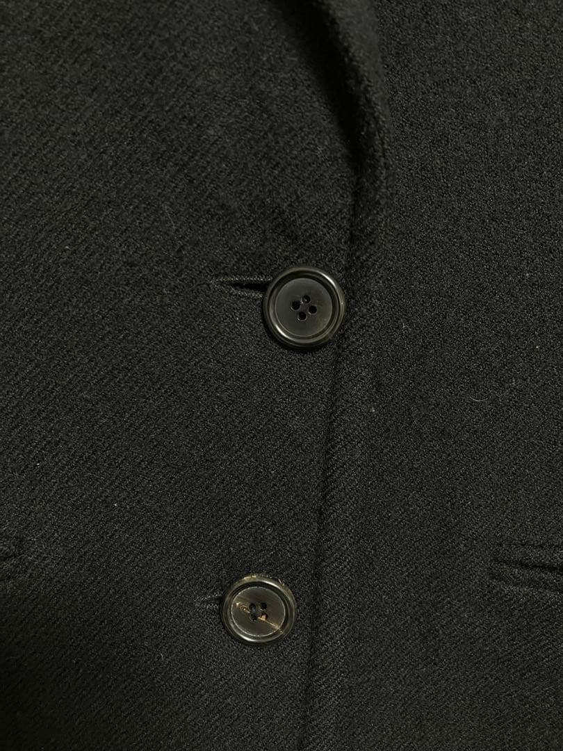 ANN DEMEULEMEESTER ブラック テーラードジャケット 40