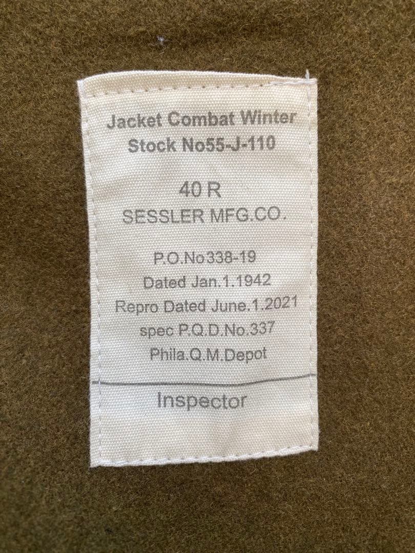 SESSLER（セスラー）タンカース ジャケット サイズ40R カーキ