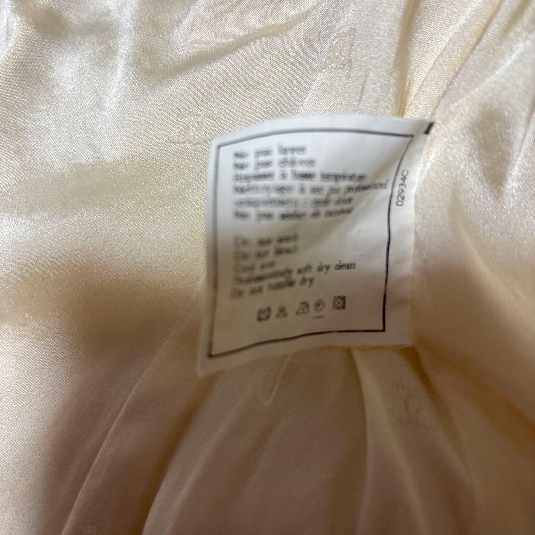 シャネルスパンコールＣＣボタンジャケット返品不可