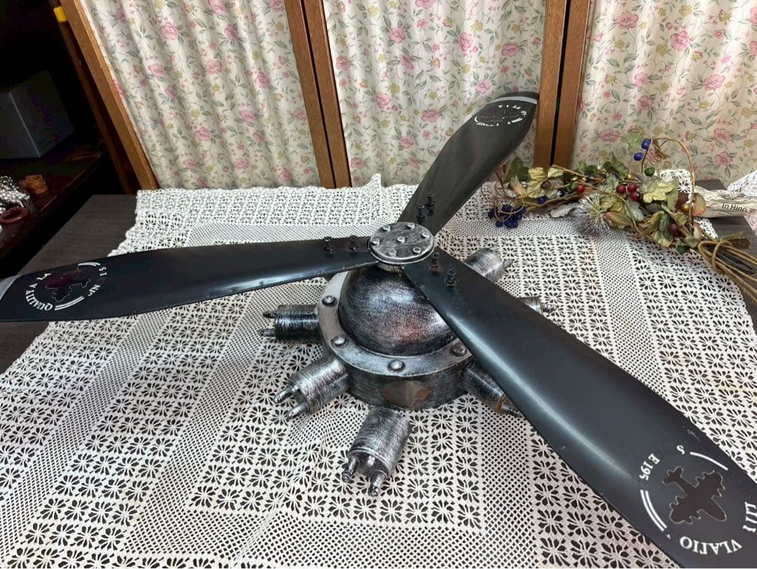 マーヴェリック＊航空機 プロペラ アンティーク インテリア オブジェ