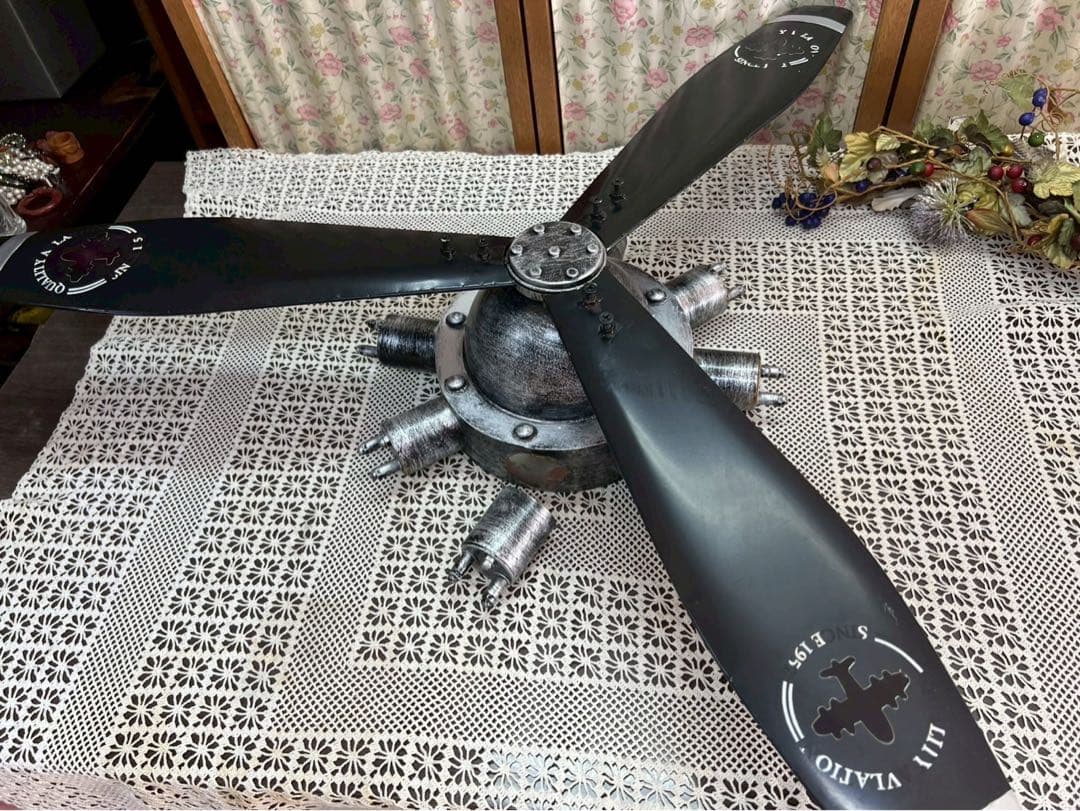 マーヴェリック＊航空機 プロペラ アンティーク インテリア オブジェ