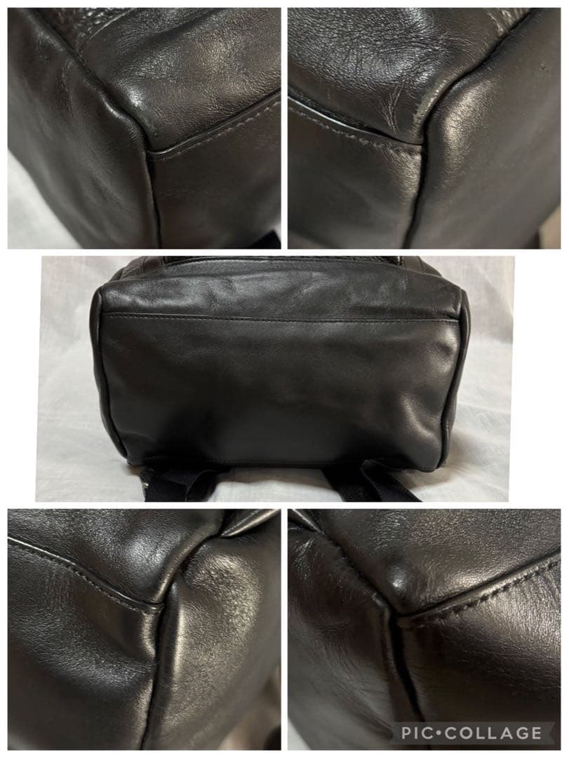 美品　COACH コーチ　ペプルレザーバックパックバックパック　F72311