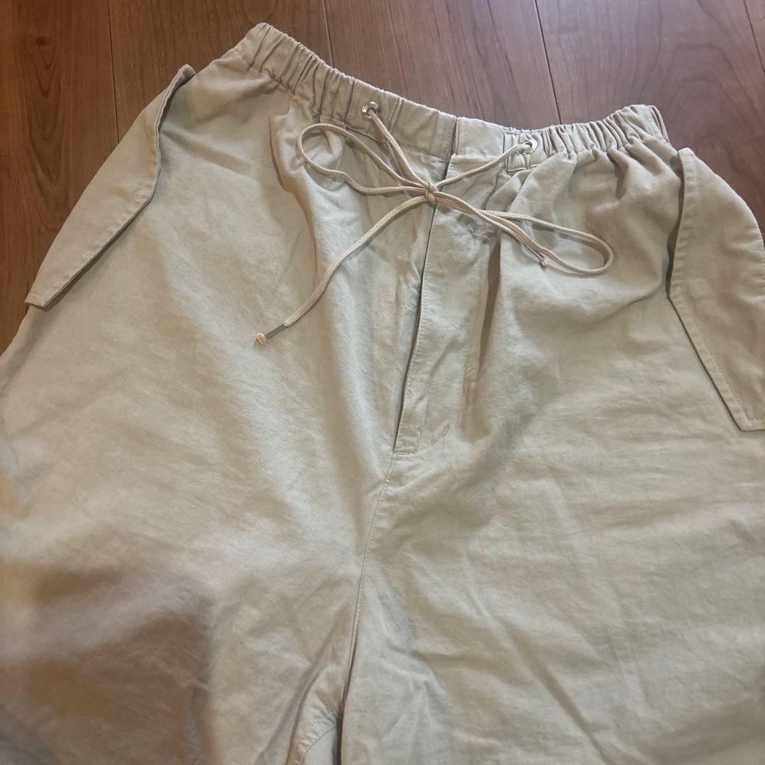 THE SHISHIKUI パラシュートパンツ グレージュ