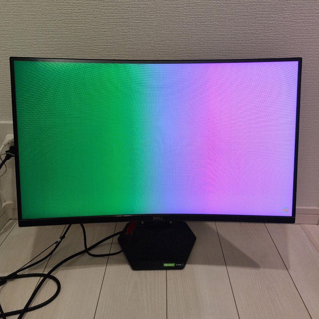 【極美品】Dell 27 湾曲ゲーミングモニター S2721HGF