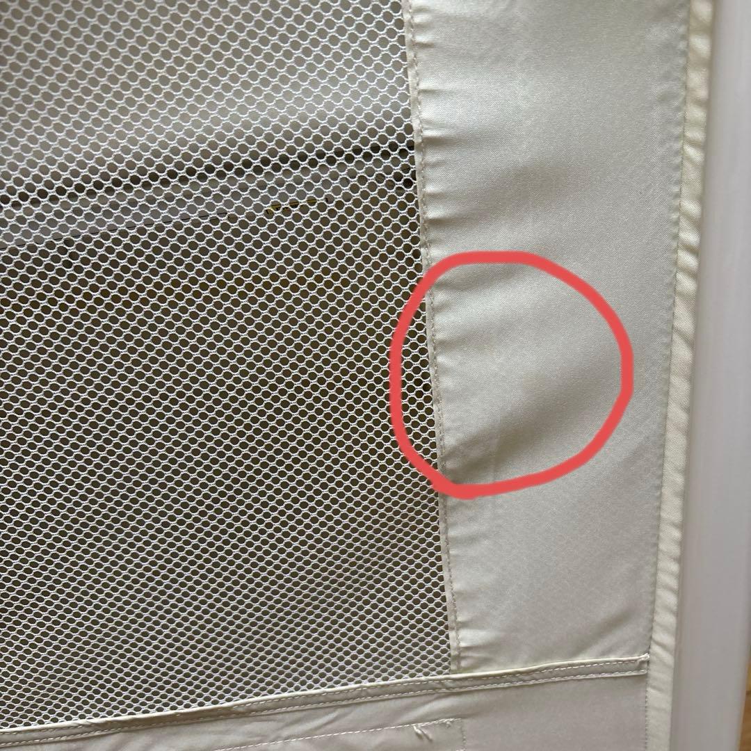 最終値下げ【アップリカ】ココネルエアープラスAB ホワイトベージュ　ベビーベッド