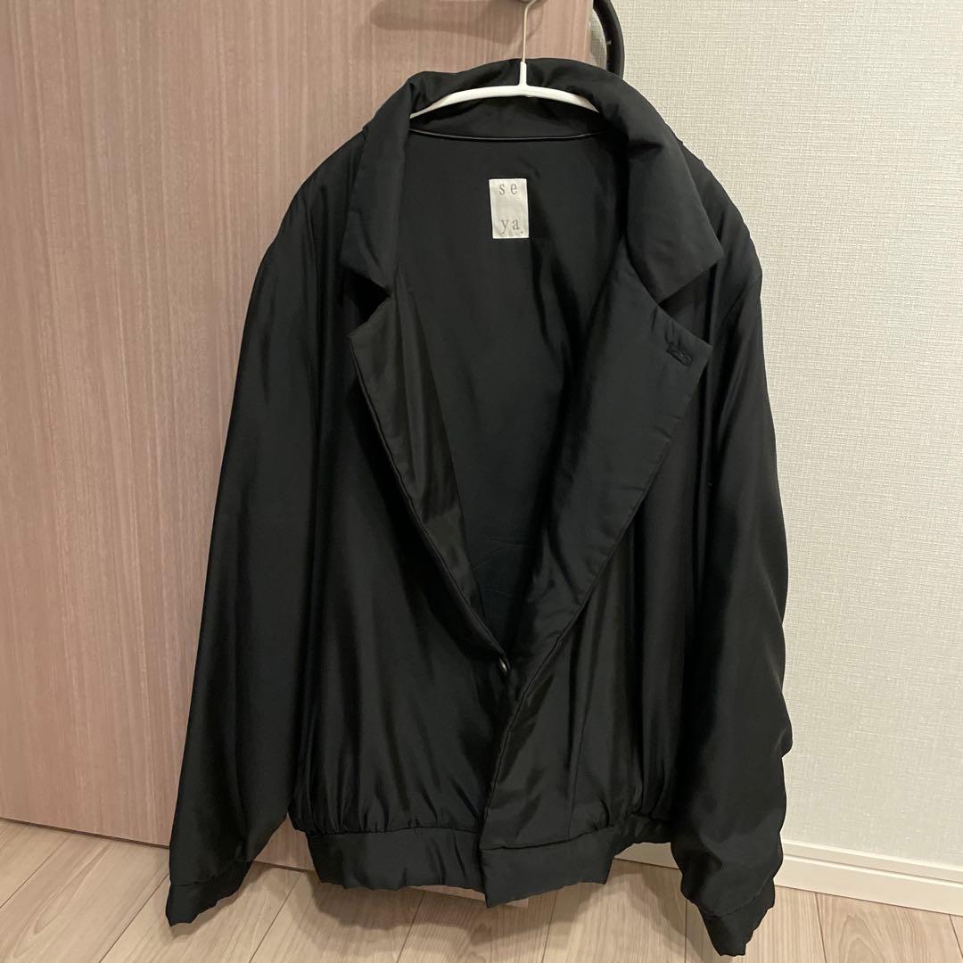 seya 黒 ジャンパー・ブルゾン　2024aw