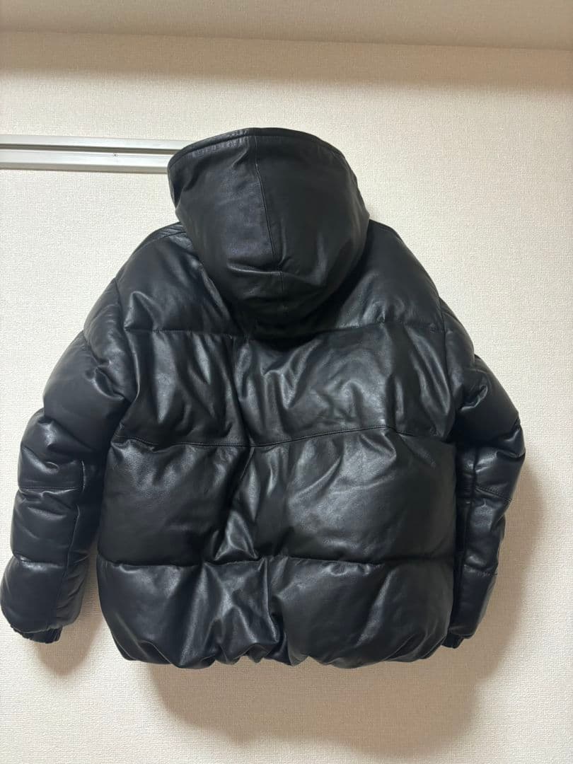 値下げ不可　ネイバーフッド　Schott 　レザー　ダウンジャケット