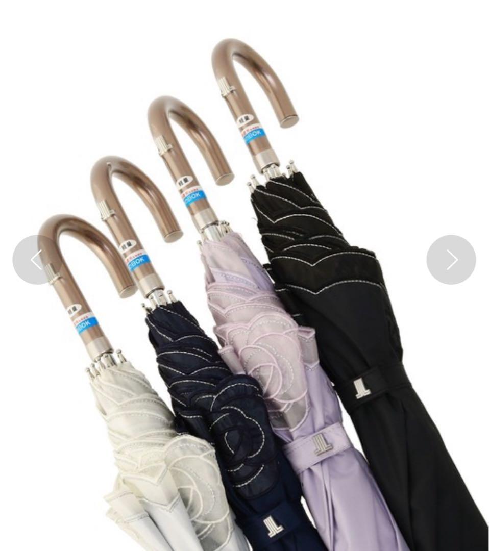 新品LANVIN COLLECTON 晴雨兼用傘 オーガンジーローズカットワーク