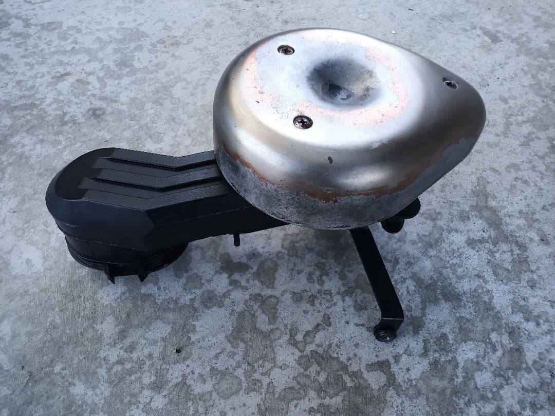 マグナ250 エアクリ　ドロップ　ビンテージ加工