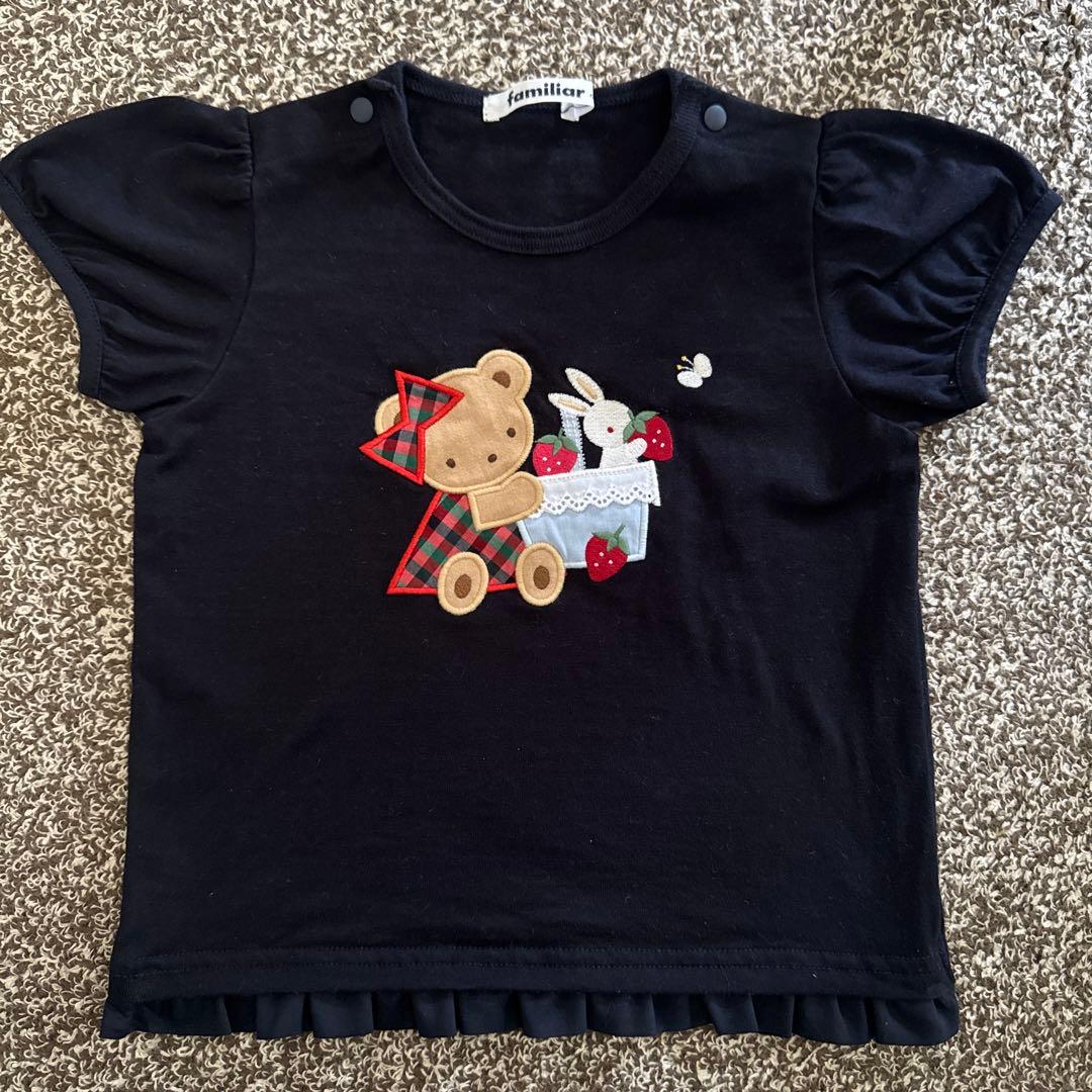 【美品】familiar現行完売品　Tシャツ　90